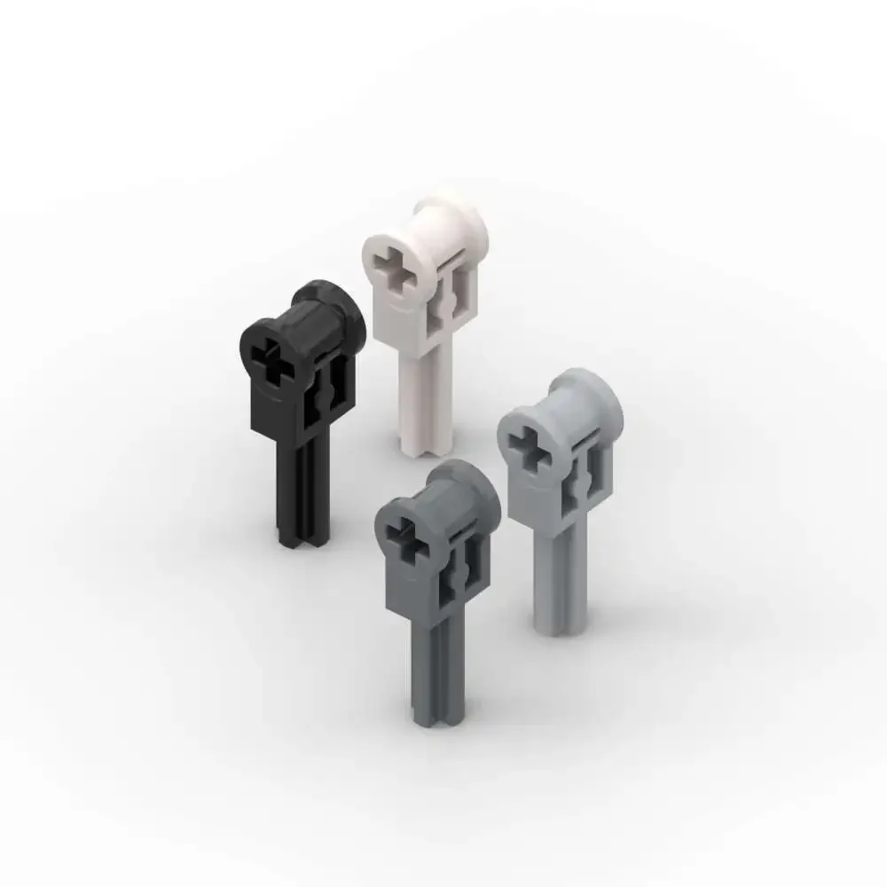 MOC 10PCS 6553 Reverser Handle Connector Brick Axle 2L Stacking Replaceable Building Block Creative Toy Adult Boys Holiday Gifts