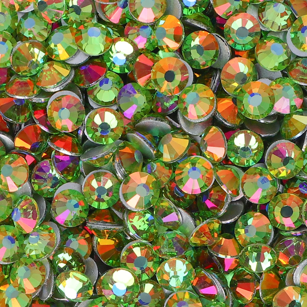 SS3-SS30 Blue Fairy Non Hotfix Rhinestones Flatback Crystals Stones Nail Gems Glue on Diamond Strass DIY Decoration Accessories