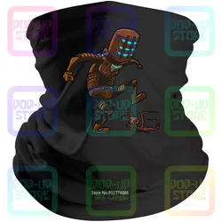 Daft Punk X Dead Space Isaac Clarke Wee Isaac For Spartan Black Bandana Balaclava Scarf Neck Gaiter Mouth Cover