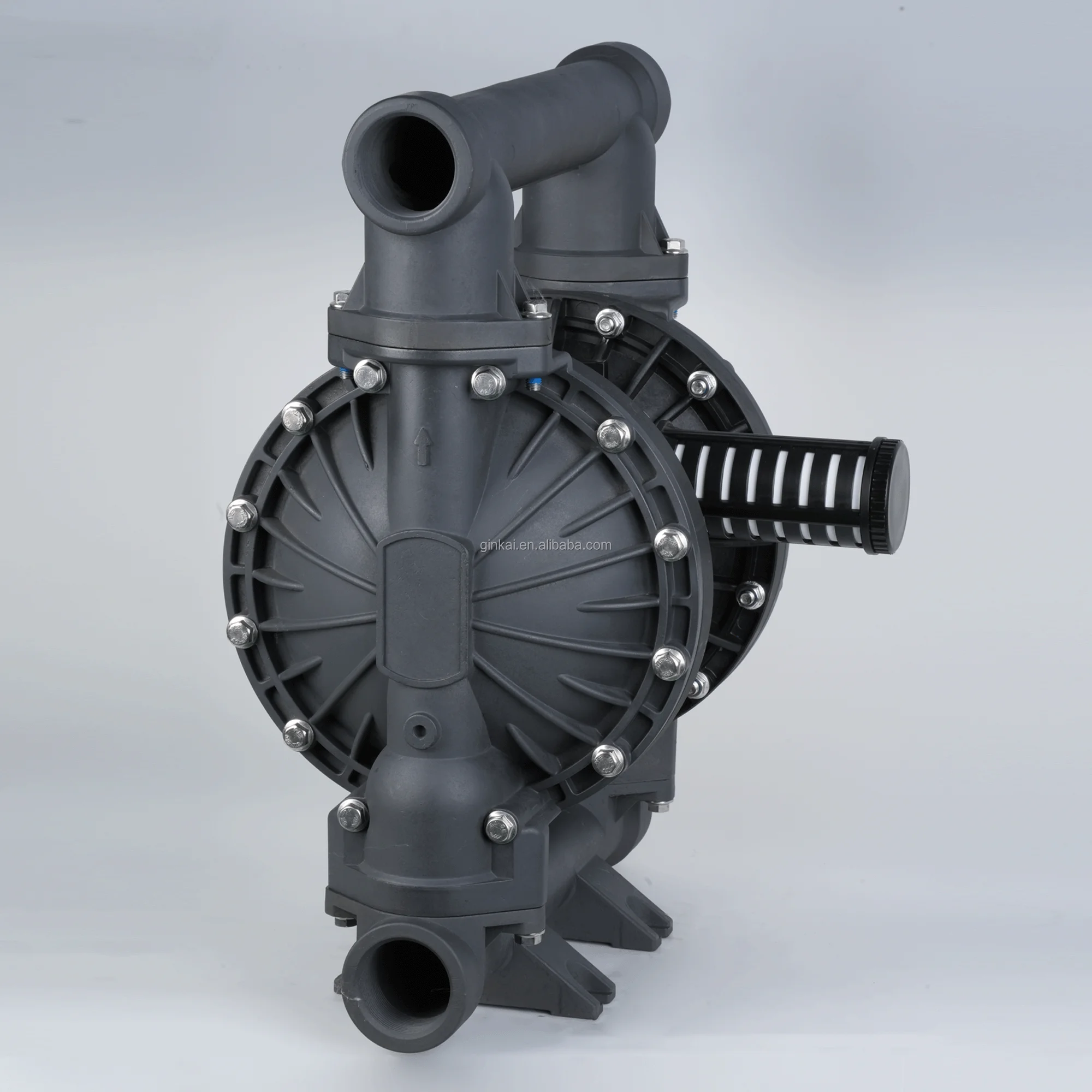 2 Inch 50mm Aluminum Alloy Air Operated Double Diaphragm Pump PP Center Body Water Sewage Transfer Pump