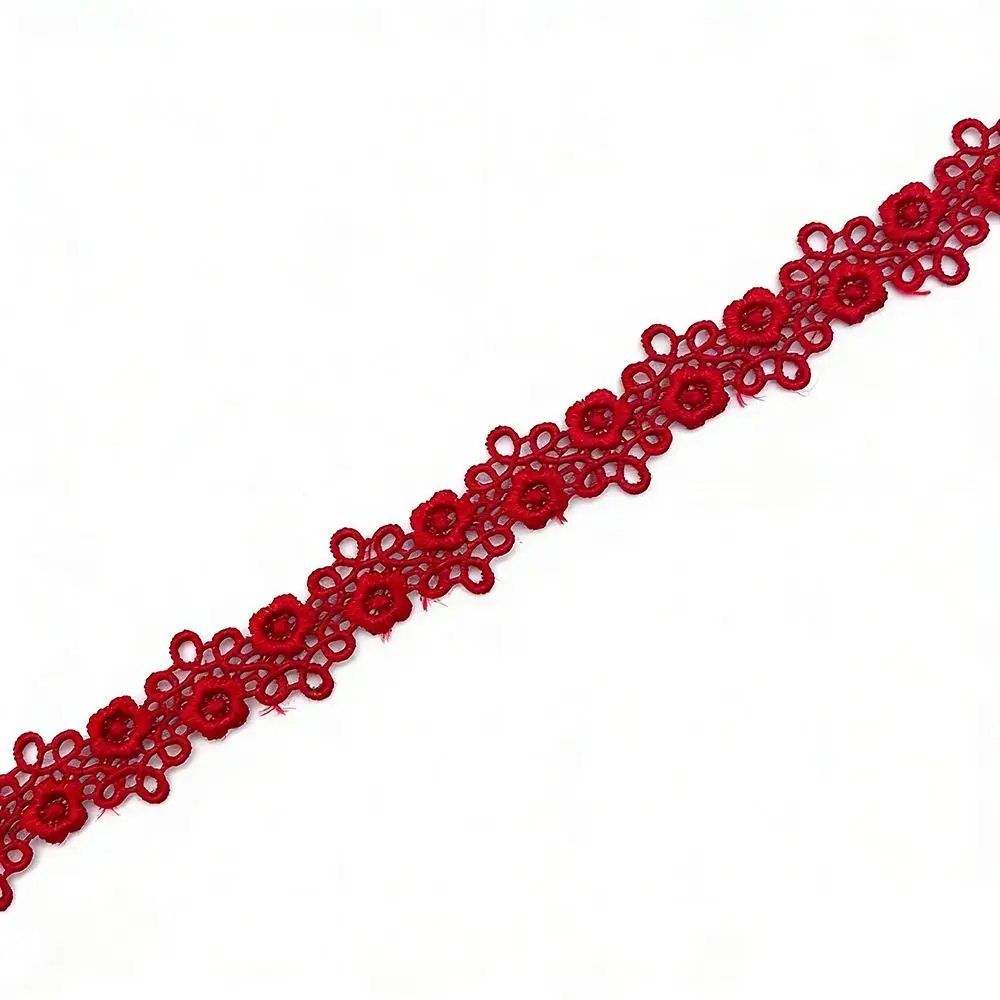 Polyester Material Lace Trim 15 Yards Length Sewing On Ribbons Embroidery Lace Variety Colour Collarbone Chain Design DIY Trims