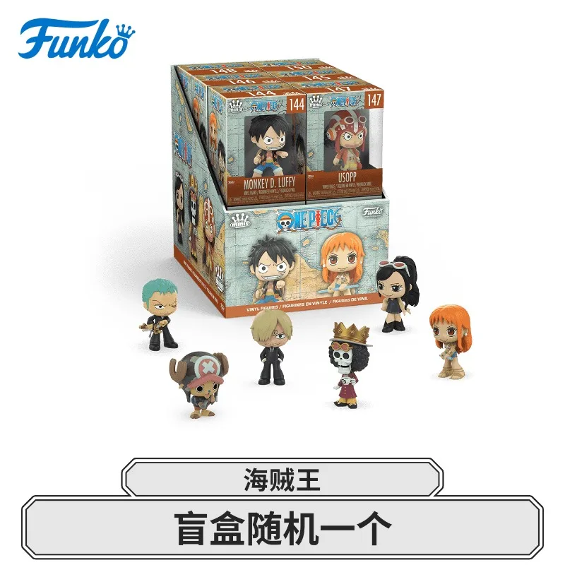 Funko POP Originele EEN STUK Anime Figuur Luffy Zoro Nami Action Figure Speelgoed voor Jongens Meisjes Gift Collectible Model Ornamenten