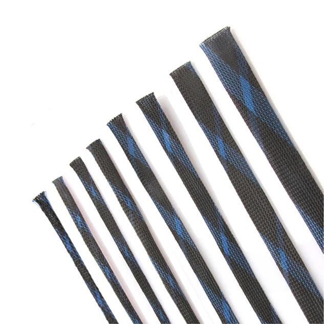 1M 5M 10M 20M Cables Wire Gland Protection Insulation Braided Sleeving Tight Expandable Cable Sleeve 2/4/6/8/10/12/15/20/25mm
