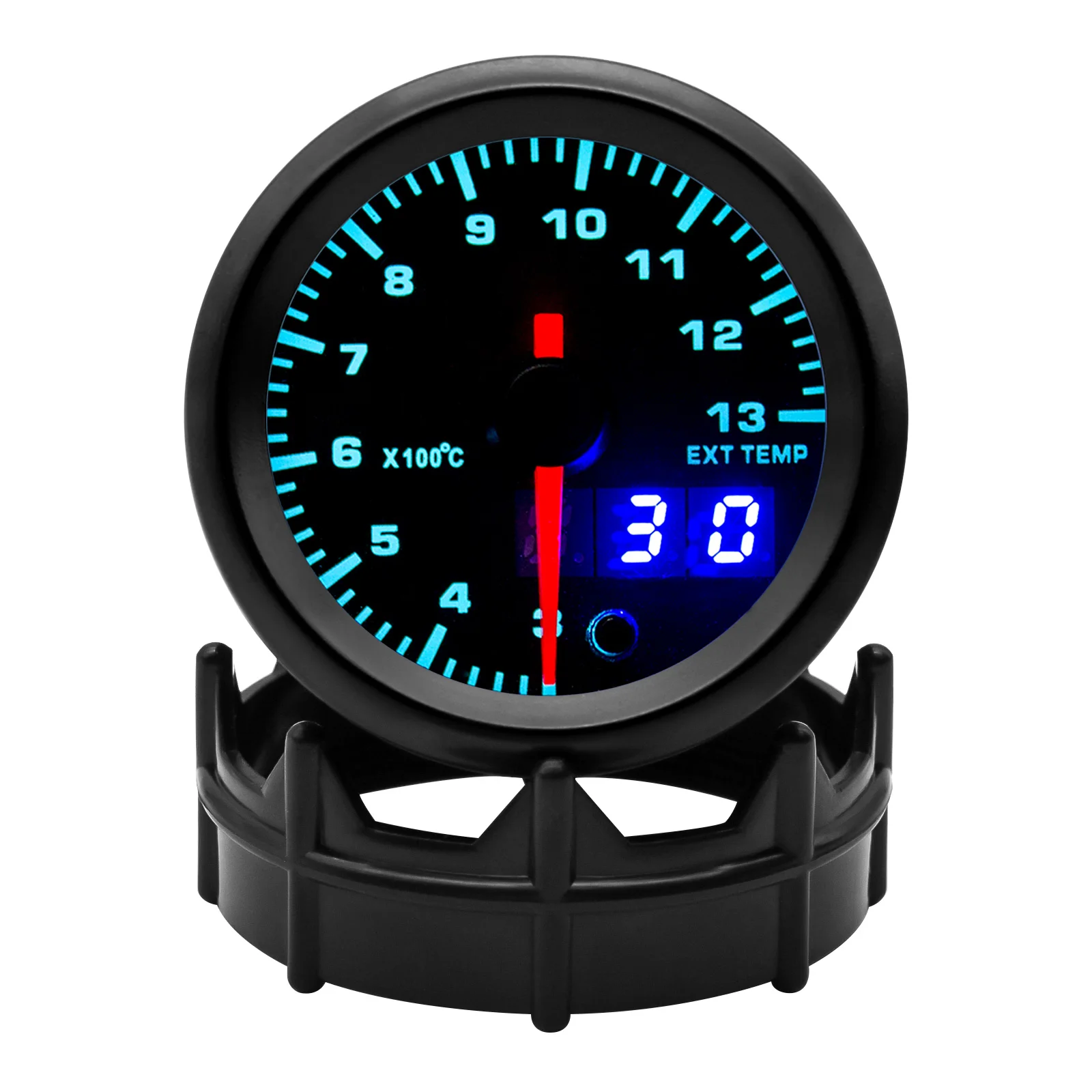 AD 7 Color Led Exhaust Gas Temperature Gauge 2\'\' 52mm Digital Exhaust Gas Temp Gauge EGT EXT Gauge Car Meter With Sensor