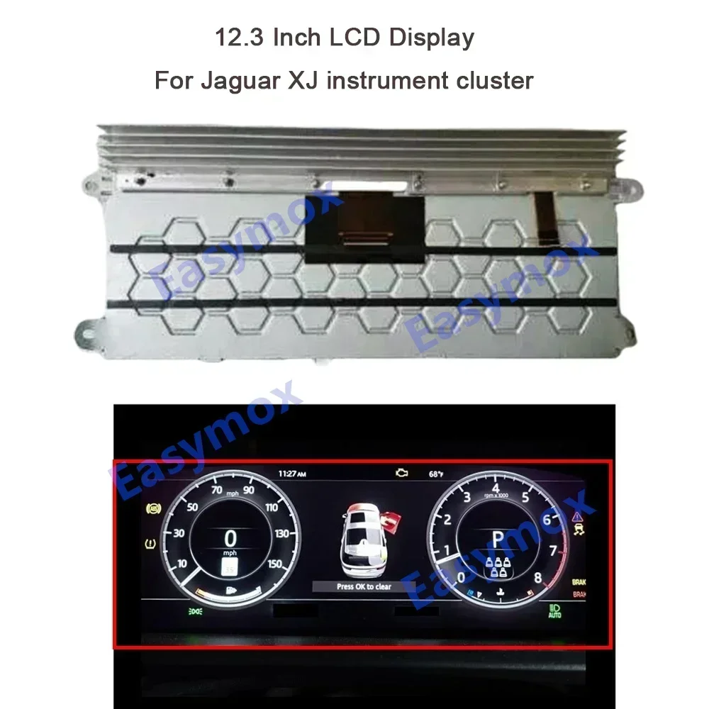 

LCD Display for JAGUAR XJ D 3.0 X351 2009-2015 Speedometer Instrument Cluster Dashboard TJ123NP01CA C2D26812