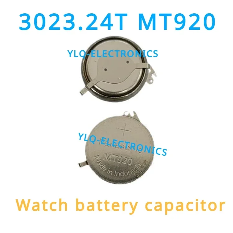 1pcs 3023.24T 3023-24T MT920 with tags feet 3023 24T 302324T Seiko Kinetic Watch Rechargeable Battery Capacitor replace 3023-44Z