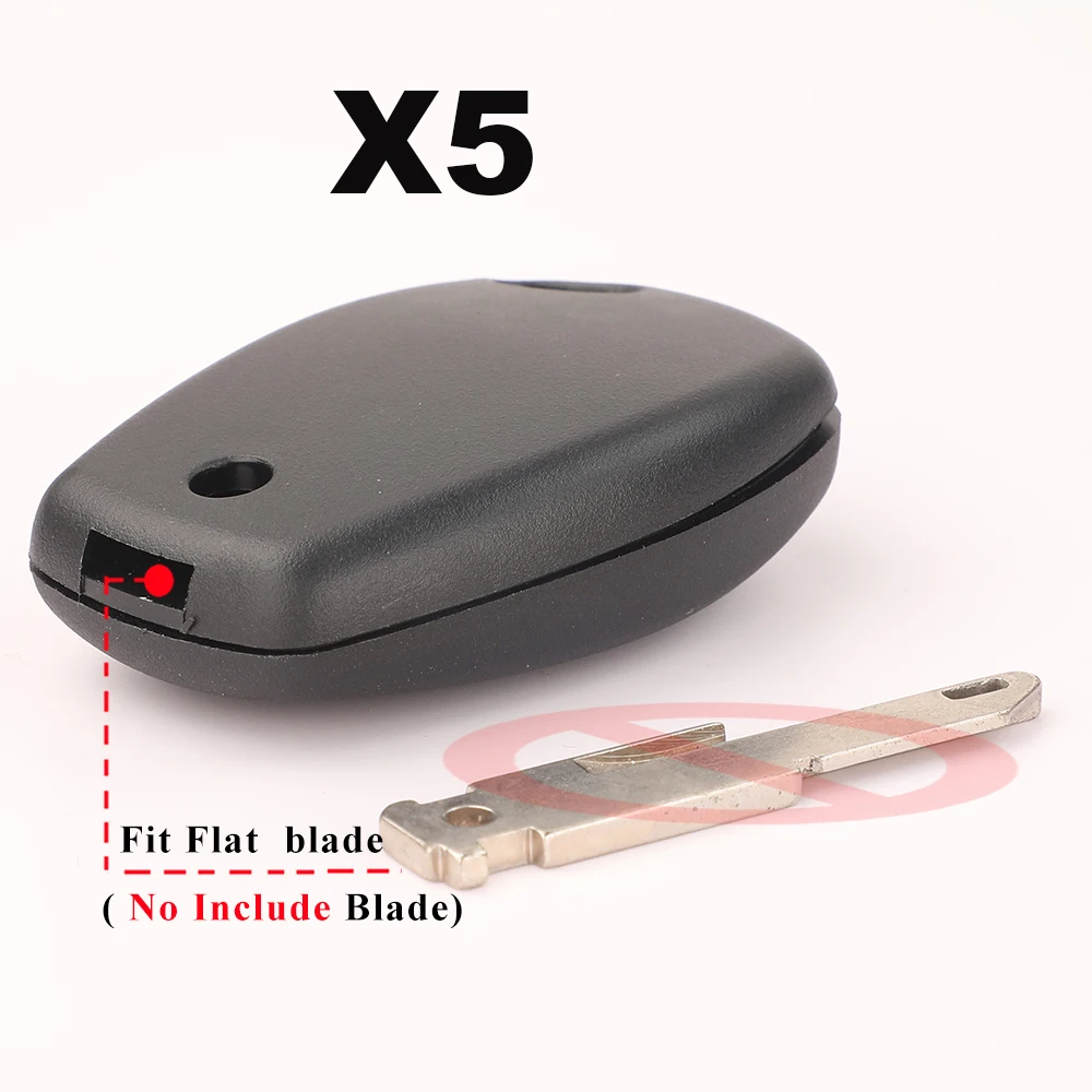 

Jingyuqin 5ps автомобильный ключ для Renault Megane Modus Espace Laguna Duster Logan DACIA Sandero Fluence Clio Kango для NISSAN ALMERA