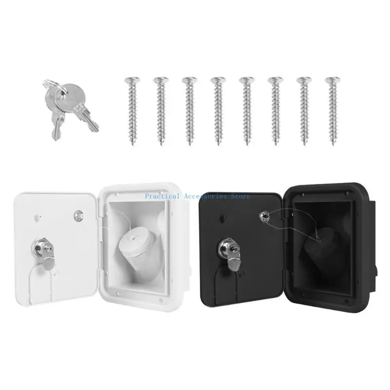 

U75E Fress Water Huckes Hatches Inlets RVS Трейлер Гравитация/Городской водный наполнитель люки с ключевым нейлоновым