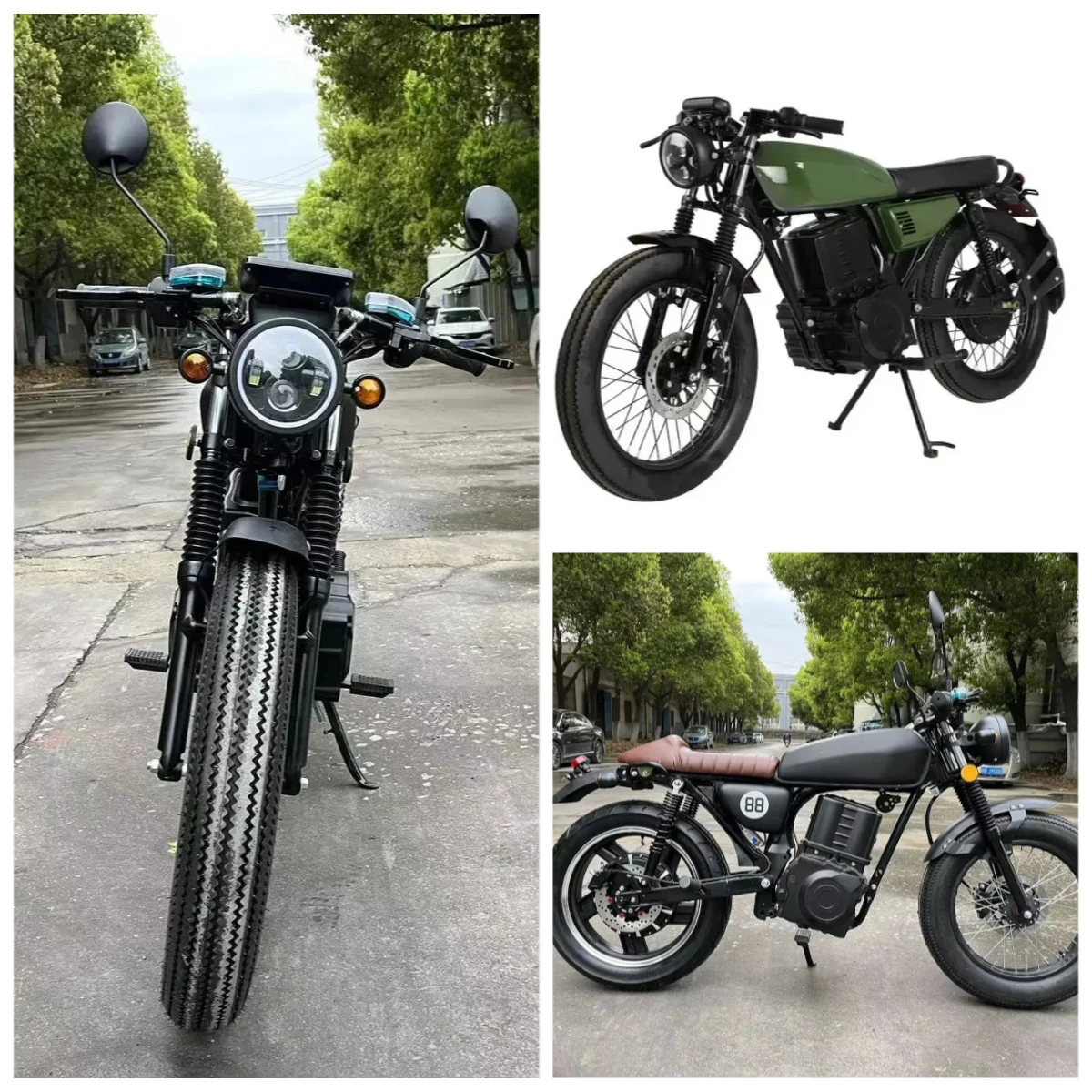 

Мотоцикл STROVAN: Высокомощный гоночный электромотоцикл CG 2000 Вт от китайского производителя