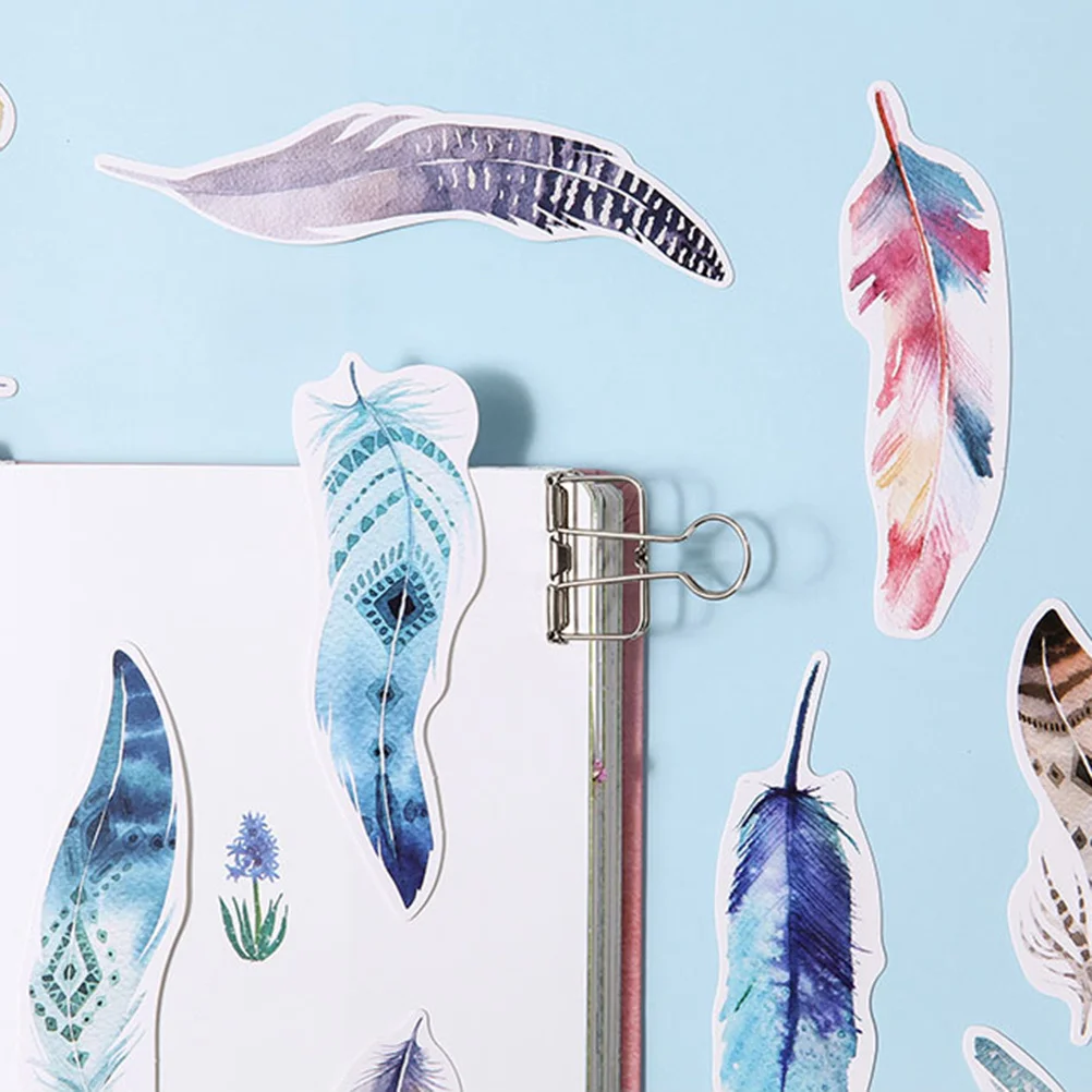 

30 Sheets Bookmarks Box Dyed Design Literary Student Stationery Gift for Readers Writers Graduates Birthday Party