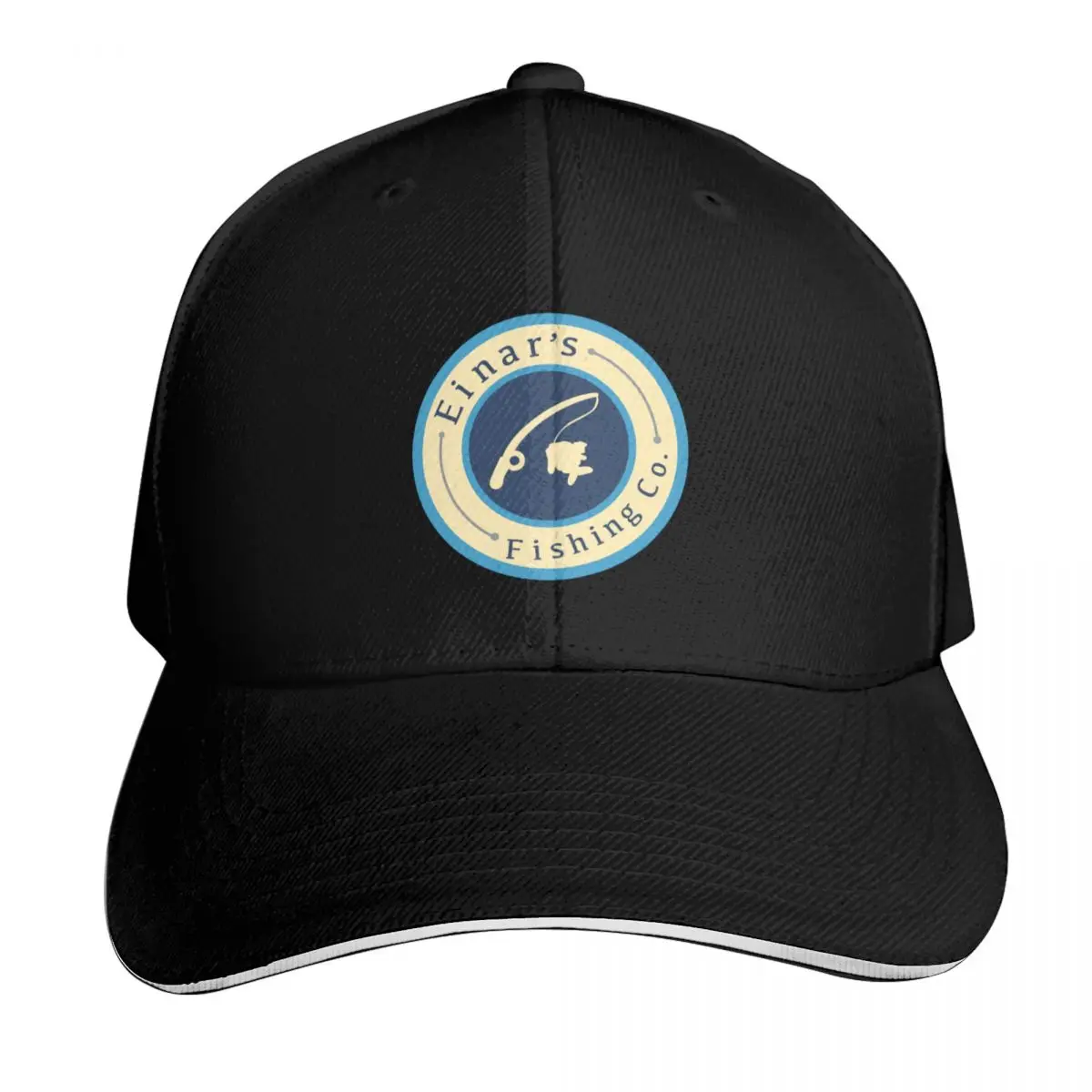 Gorra de béisbol Palia con insignia de Einar's Fishing Co. - Sombrero de playa de marca de lujo para hombre y mujer, ideal para dropshipping.