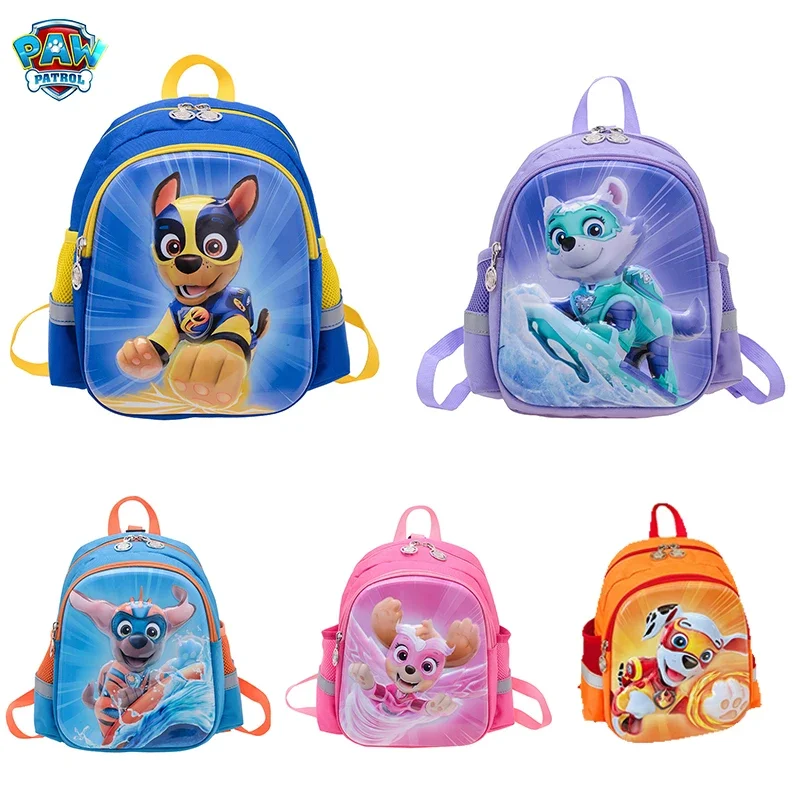 Paw Patrold Cartoon Bag Anime Figure Children Backpack Chase Everest Pattern Cosplay Schoolbag Kids Boys Girls Birthday Gift