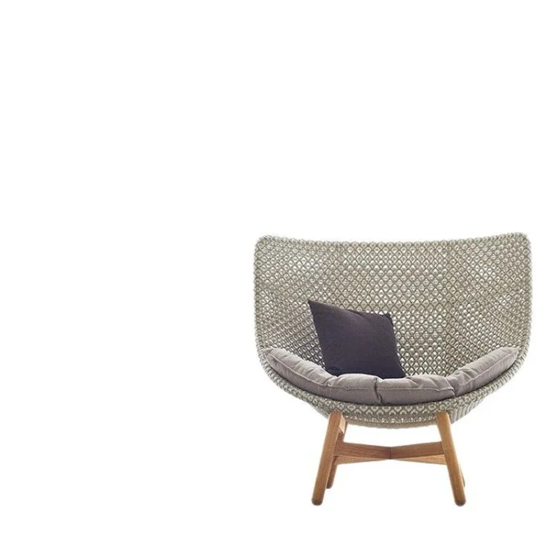 

Outdoor sofa courtyard villa balcony rattan chair single recliner outdoor garden terrace