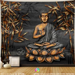 Buddha Tapestry Shakyamuni Wall Hanging Meditation Seven Chakras Indian Bohemian Style Mandala Tapiz Hippie Buddhism Home Decor