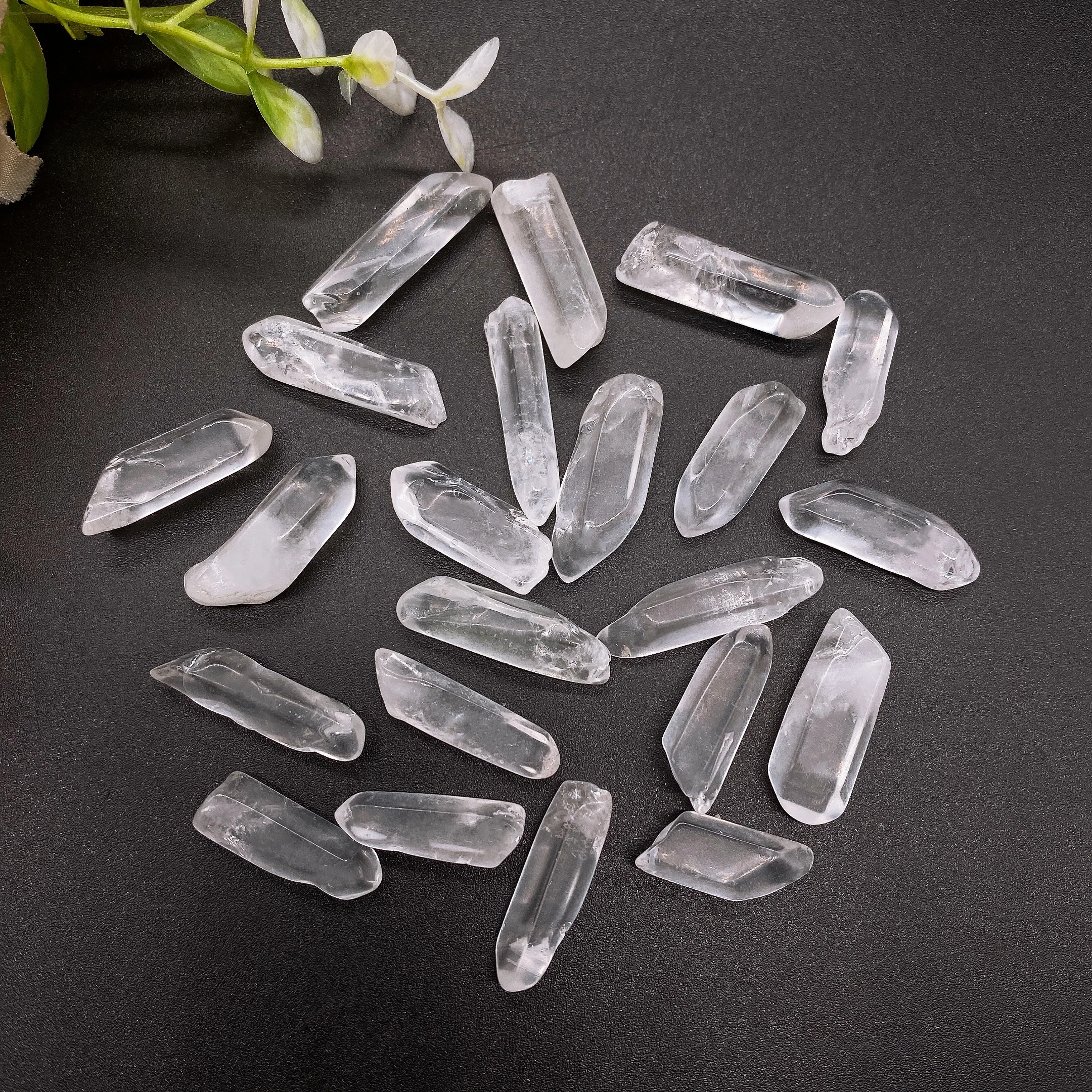50g 100g Natural Polished Clear Quartz Crystal Raw Column Stone Wand Point Energy Healing Rock Mineral Specimen Home Decor Gift