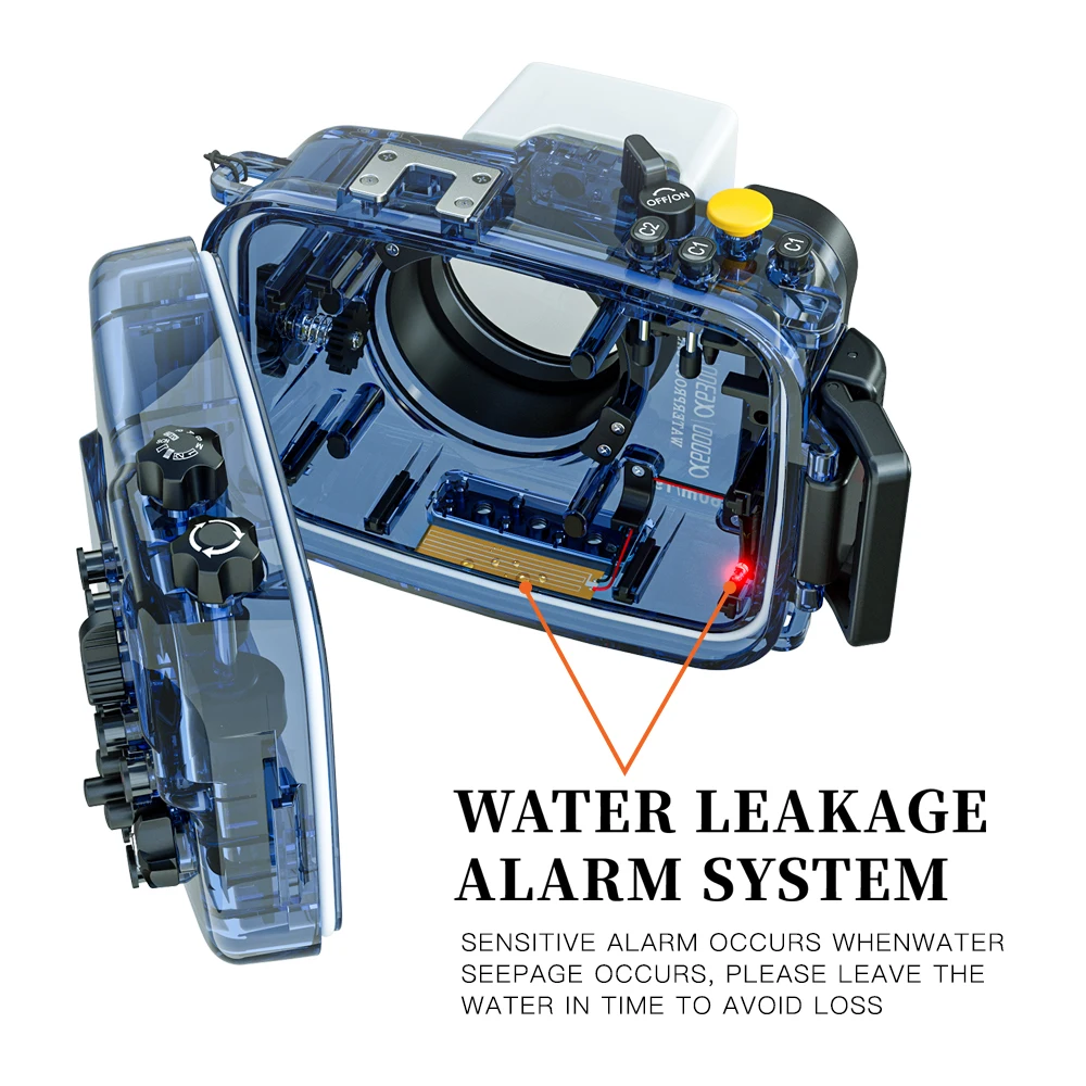 Seafrogs Water Leakage Alarm Device Leak Detection Sensor For Underwater Camera Housing A7RIII A9II 5DIII/IV RP Z7 Z6II Etc