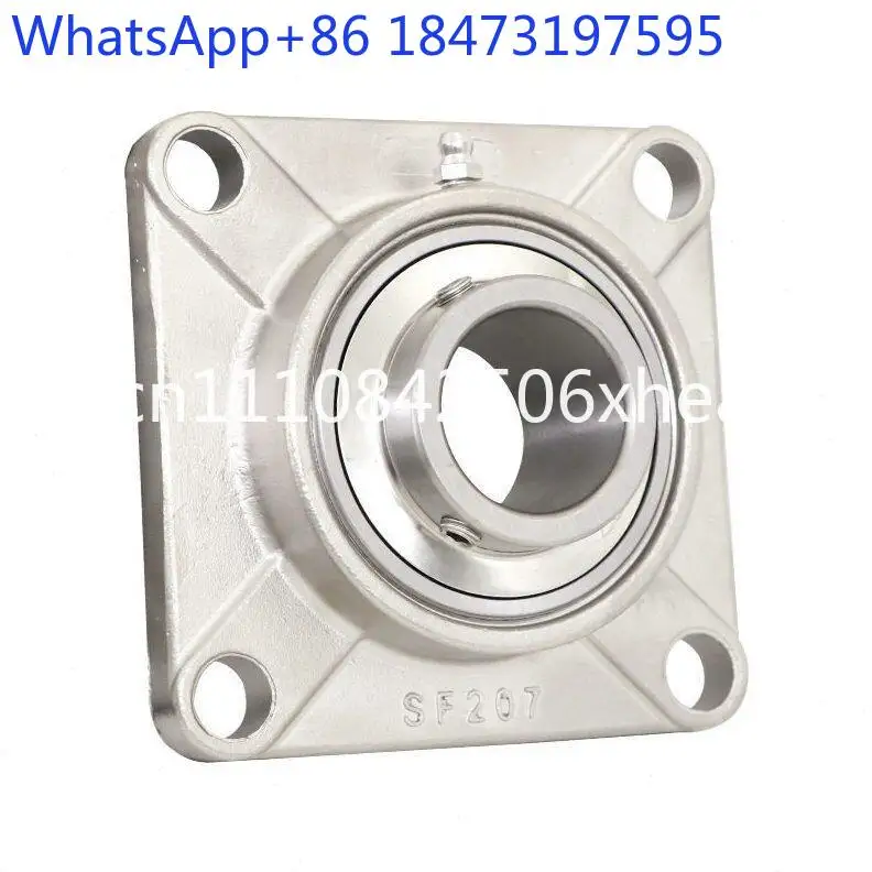 

Stainless steel outer spherical bearing with seat, square seat SUCF204 205 206 207 208 209 210