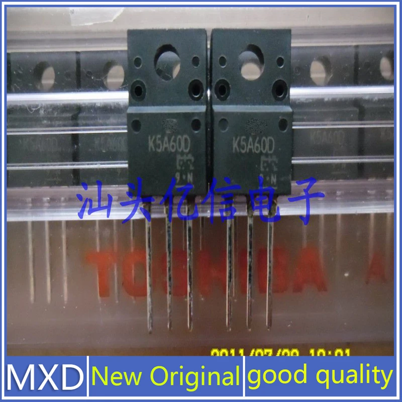 5Pcs/Lot New Original K5A60D Field Effect Mostube TK5A60D Import In Stock Good Quality