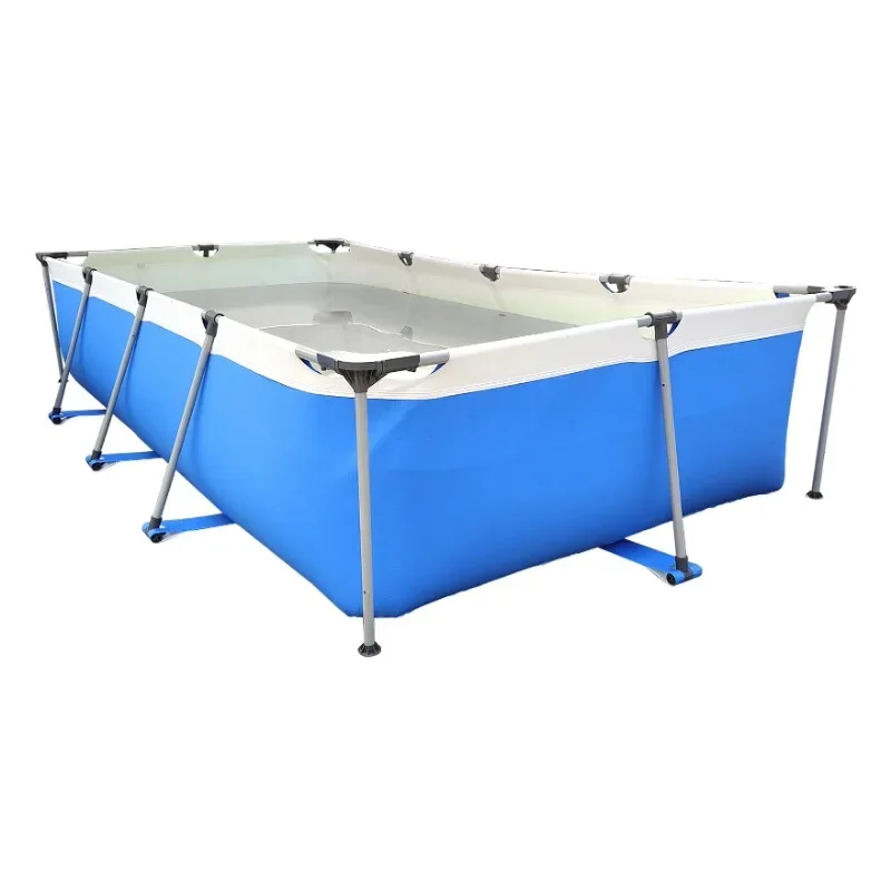 금속 프레임 수영장 구조 대형 야외 지상 수영장 가족용 수영장