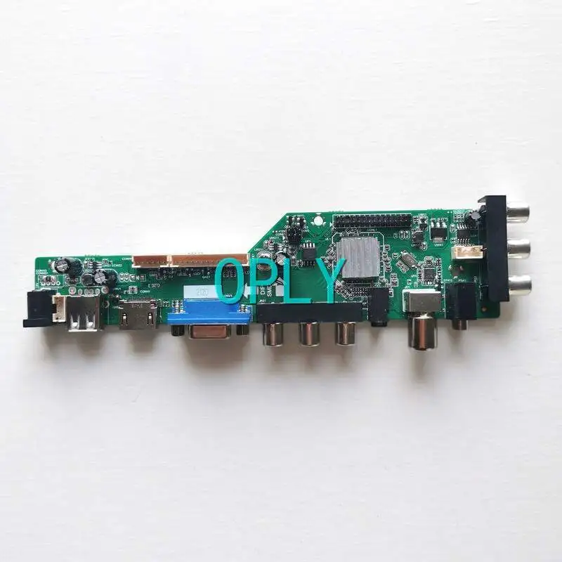 For N150X2 N150X3 N150X4 N150X6 Monitor DVB Digital Driver Board USB HDMI-Compatible VGA AV LVDS 30 Pin Kit 1-CCFL 1024*768 15