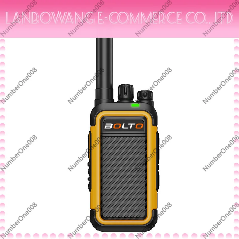High Power Walkie Talkie F2 Two Way Radio One Key Frequency Match Construction Hotel Communication Device