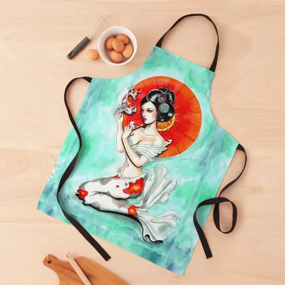 

Koi Apron christmas Dress Waterproof beauty master Apron