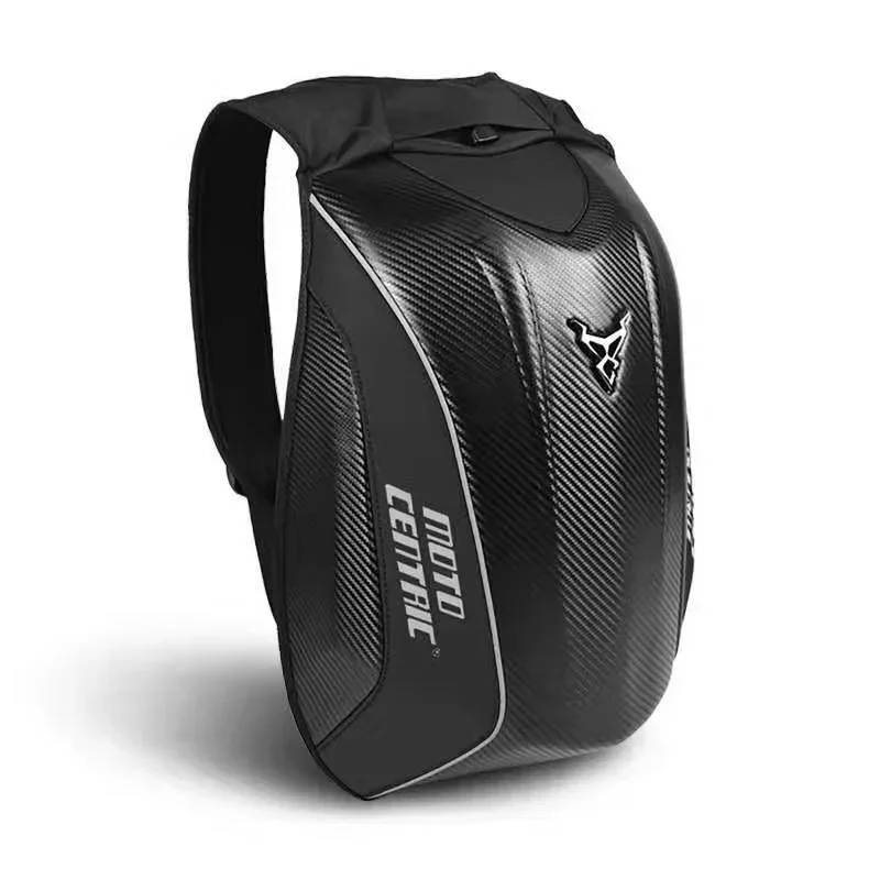 Heren koolstofvezel motorhelmtas waterdichte moto rugzak uitbreidbare motorbagage koffer reistas 30-48l