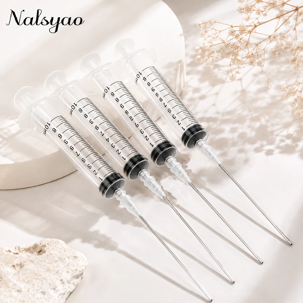 1pcs4pcs Add The Ink Tool 10ML Syringe Inkjet For Epson Canon Brother Hp Refilling Ink CISS Ink Cartridges With 10cm Long Needle