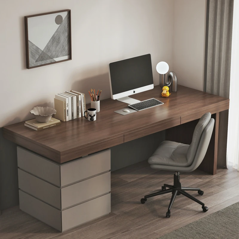 Study Reception Work Office Desk Large Leadership Laptop Office Desk Standing Storage Bureau Escritorio Office Furniture MZ50OC