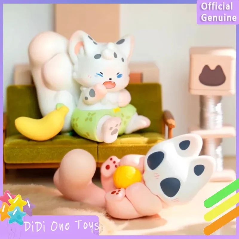 

New Genuine Beast And Divine Beast Breeding Series Blind Boxes Micro Scene Dolls Mini Figurines Desktop Ornament Toy Gifts