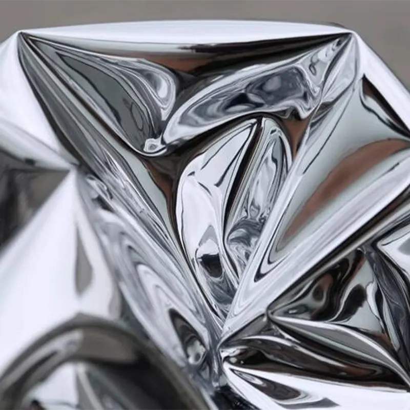 50x137 سنتيمتر مزدوجة الوجهين مرآة فضية عاكسة نسيج بولي يوريثان مادة مقاومة للماء DIY بها بنفسك المرحلة ازياء الملابس والخلفية