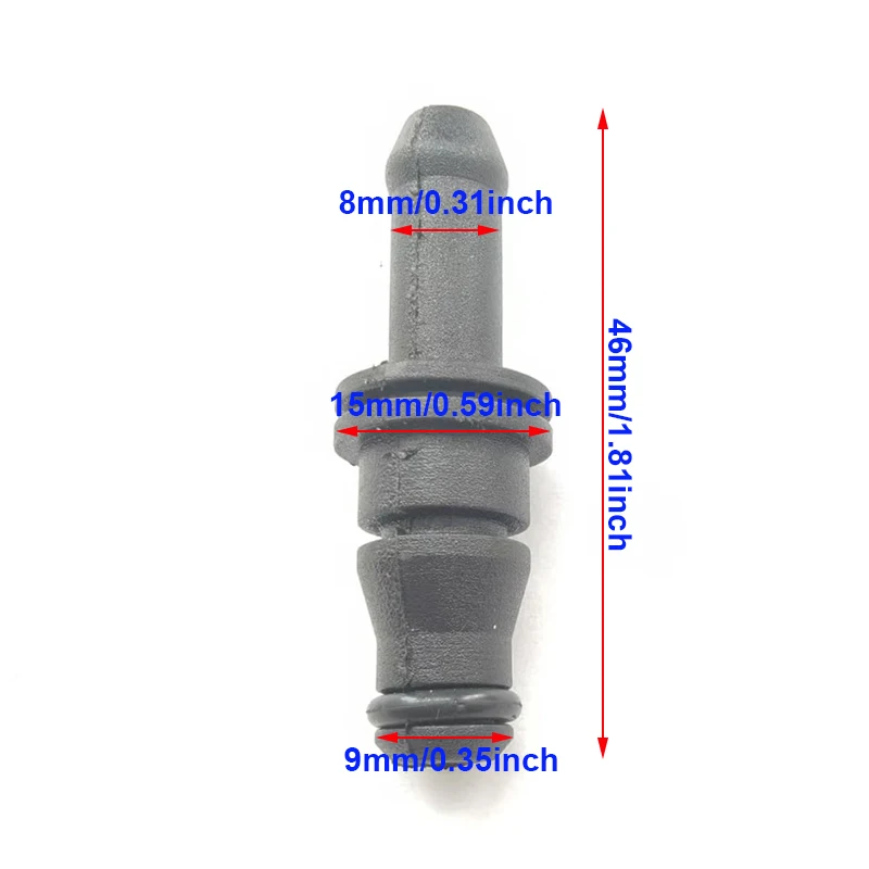 2PC Car Expansion Tank Coolant Hose Connector 0039970689 A0039970689 For Mercedes C230 Sedan 203.040 2003 2004 2005