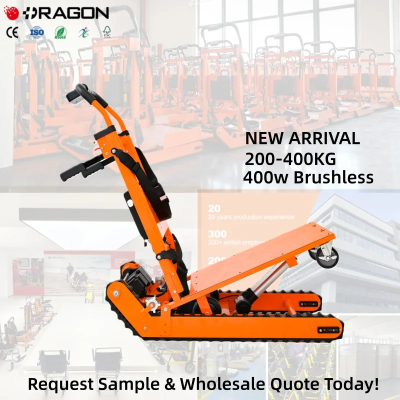 

Electric Stair Climbing Trolley Hand Trolley Folding Crawler-Type Stair Electric Stair Climbing Trolley