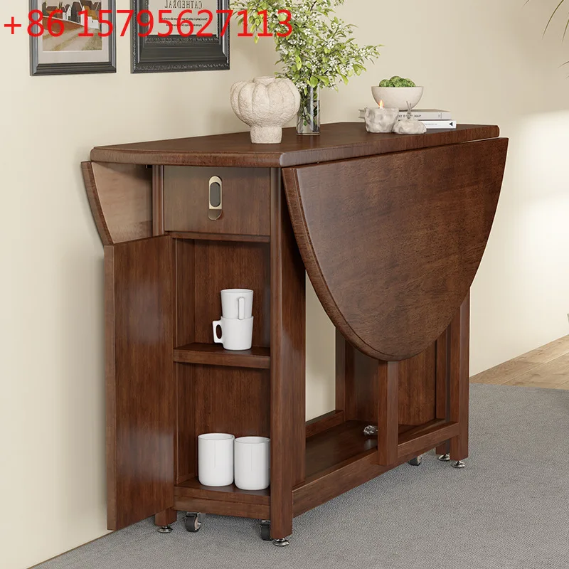 

Обеденный стол, складной стул, комбинация переменного круглого обеденного стола, складной стол для хранения вещей