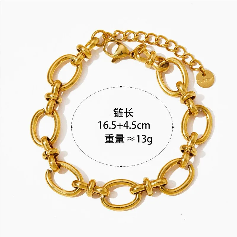 Cz stone tennis chain bracelets for women stainless steel chain bracelets minimalist simple jewelry non tarnish 2024
