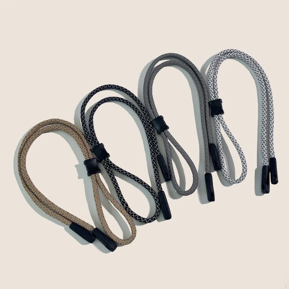 Sports Sunglasses Rope Non-Slip Lanyard Strap Eyeglass Strap with Adjustable Buckles Reflective Sunglasses Chain Women Men