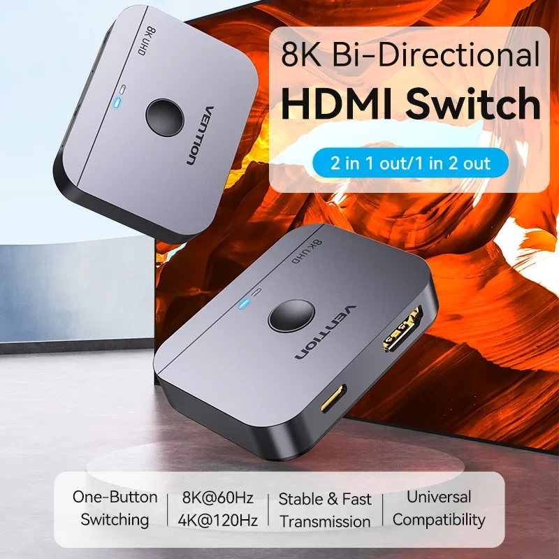 Hdmi Switcher 8K Bi…