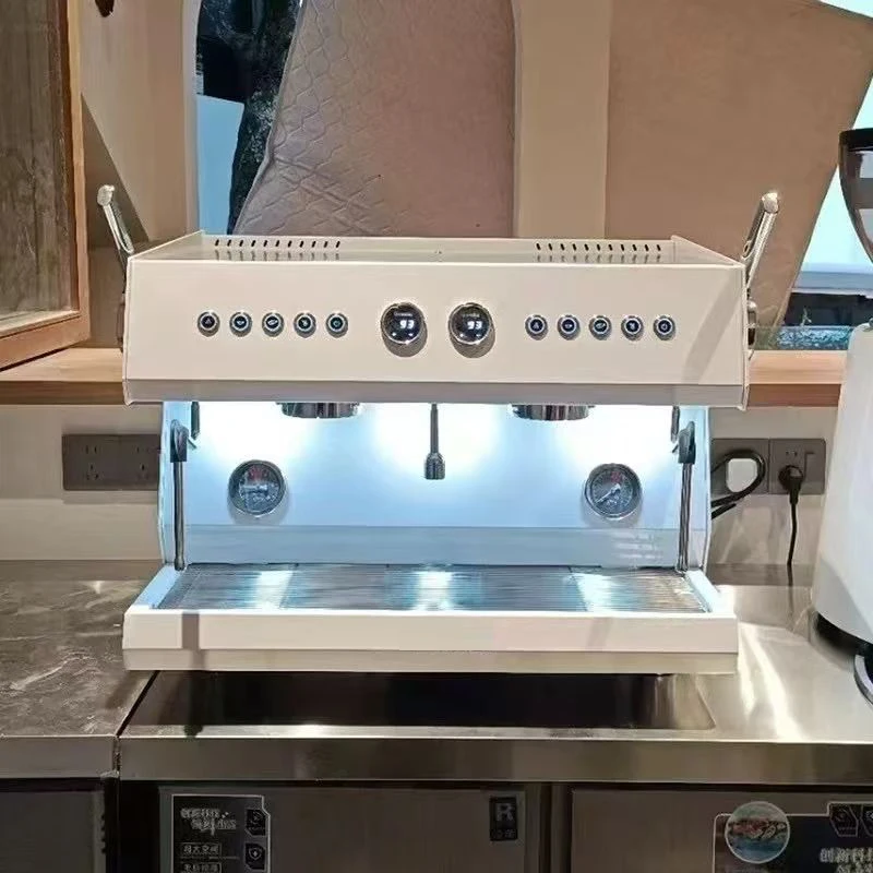 Luxury Branded Commercial Professional 2 Group Semi Automatic Espresso Coffee Machine for Shops