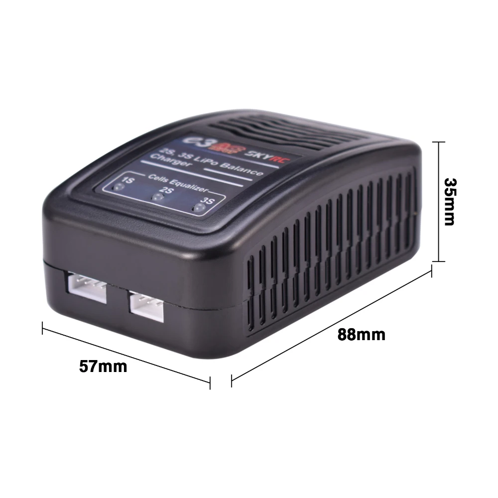 Skyrc-lipoバッテリーバランス充電器,AC入力,EUプラグ,SK-100081, 2s,3s,100v-240v