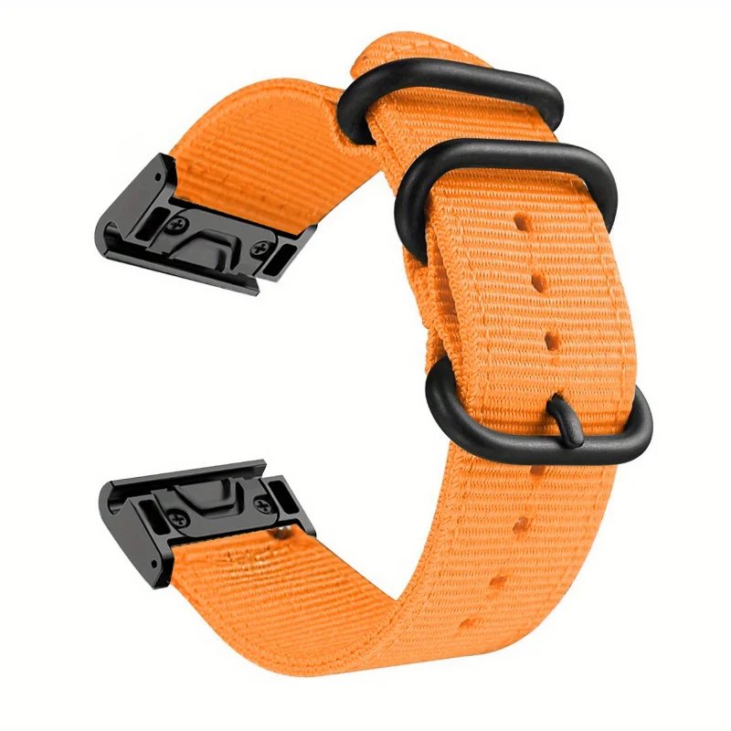 Pasek zamienny BUSKOZ do Garmin Fenix 8/7X/6X Pro/5X/5X Plus/3 HR/Tactix Charlie 22/26mm, pleciony nylon, szybkozłączka — zdjęcie produktu 6