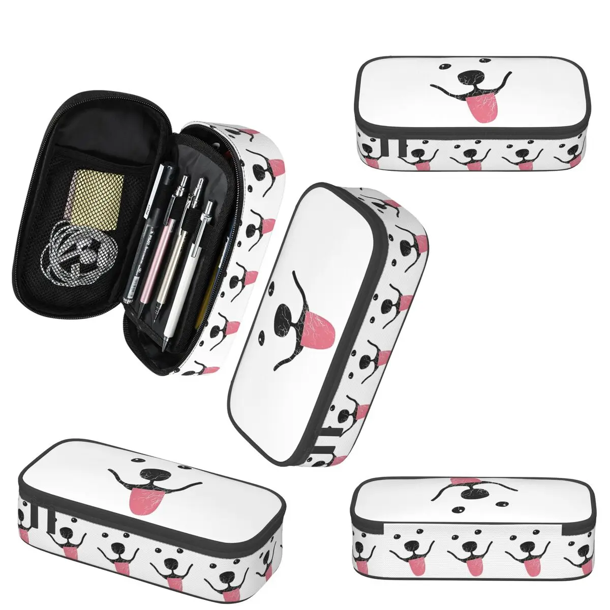 面白いサモエド鉛筆ケース少年少女学校ペンボックス鉛筆バッグ文具用品ペンホルダーバッグ