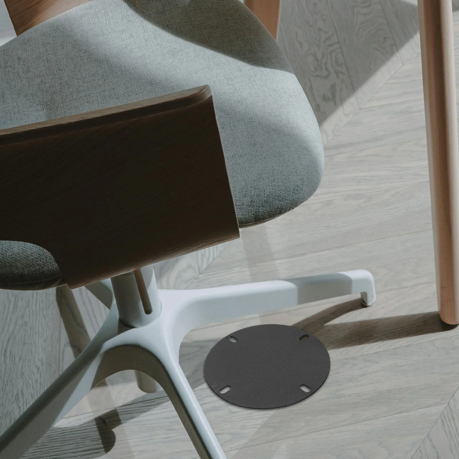 

Steel Plate Base Replacement for Office Chair Swivel Tilt Control Heavy Duty Round Rotating Mechanism Compatible with Gaming