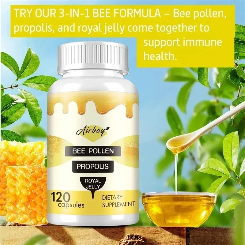 

Bee Pollen - Reduce Joint Pain, Promote Bone and Joint Health, Replenishes Energy, Skin Elasticity, Boost Immunity, Non-GMO