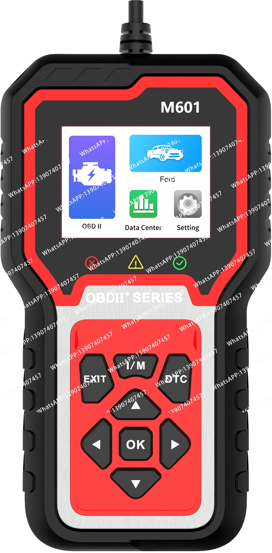 obd car whole car detector ABS maintenance light airbag gearbox diagnostic instrument decoding clear code elimination M601D