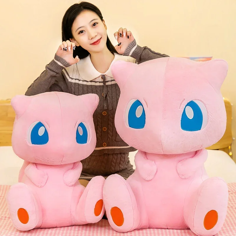 35/45/55cm Big Szie Pokemon Mewtwo Plush Toy Kawaii Go Dex Mew Plush Doll Soft Stuffed Cartoon Doll Pillow Birthday Gift for Kid