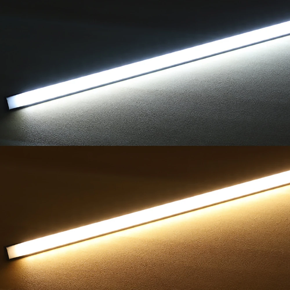 led tube lamp home wardrobe cupboard wine cooler kitchen furniture corner wall lights DC 12V 30CM 40CM 50CM corner nightlight