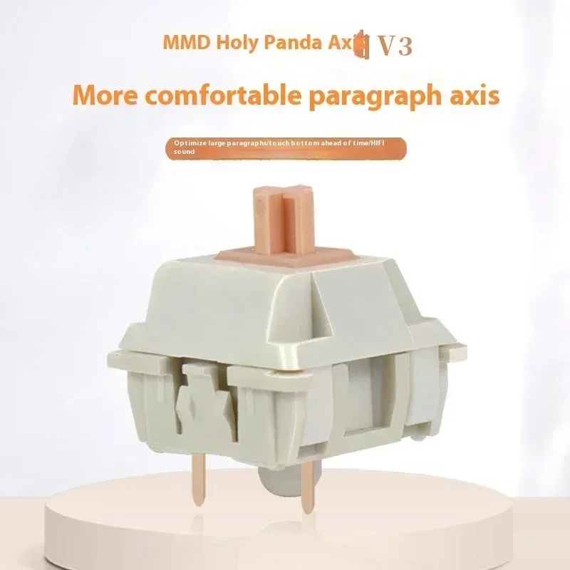 Custom MMD Holy Panda Tactile Switch V3 Paragraph Axis Hifi Sound 55g 62g Mechanical Keyboard Replacement Axis Switch DIY 3Pin