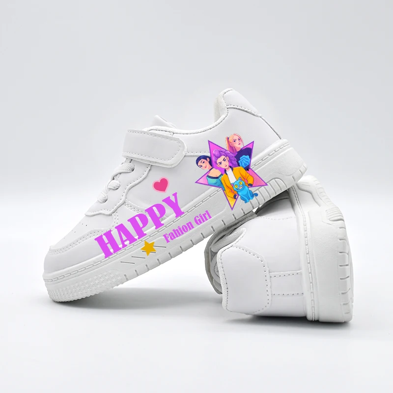 Mädchen Cartoon Casual Sneakers Kinder Mode Neues Rutschfestes Design Niedliche Weiße Sportschuhe Baby Kinder Outdoor Atmungsaktive Schuhe – Detail 7
