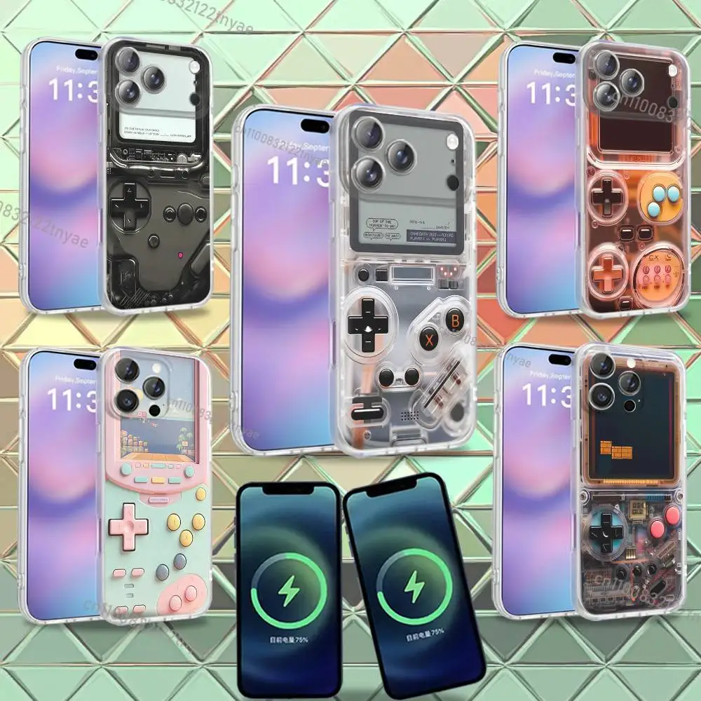 

Video Game Boy Vintage GamePad Phone Case For iPhone 16,14,11,17,13,15,12,Air,Plus,Pro,Max,E,Mini Frosted for MagSafe Magnetic