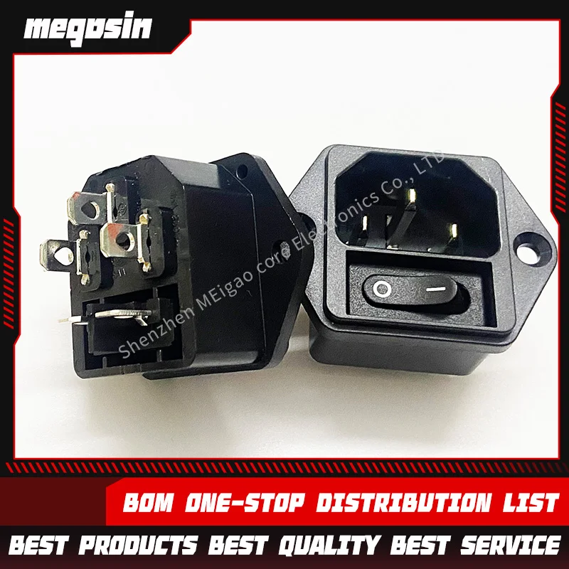 1PCS/LOT HD-901 two-in-one socket AC socket with ears anti-mis-bump case base 15A 3C KC UL certified